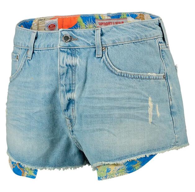 Superdry Vintage High Rise Denim Shorts