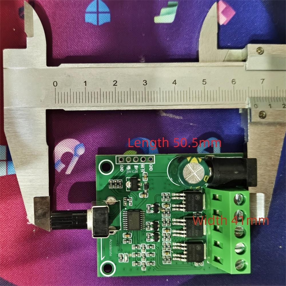 DC Bürstenloser Motor Treiberplatine+2804 Bürstenloser Motor Drehknopf Geschwindigkeitsregelung Kein Hall-Antrieb Set Motor Vorwärts- und Rückwärtssteuerung Kit