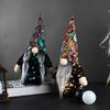 Halloween Faceless Old Man Doll Tabletop Ornament Ghost Sequins Gnome Doll Decorative Props
