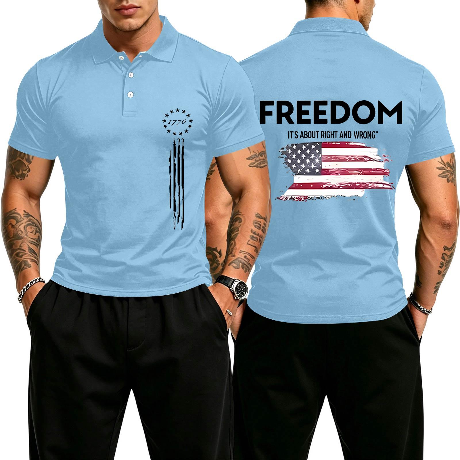 

Men s Casual Gradient Polo Shirt Short Sleeve Button Down Collar Soft Breathable Fabric Lightweight Summer Top XL