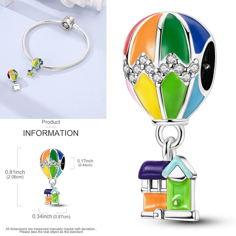 Neuer 925er Silber Kaktus Kleeblatt Anhänger Frühlingsgrüne Serie Perlenanhänger Für Original Perlenarmband DIY Schmuck