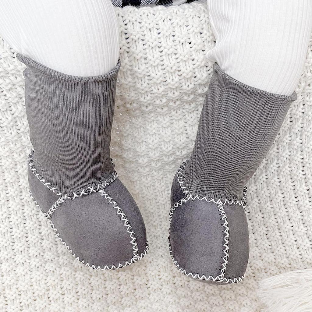 Newborn Non-slip Anti-wool Soft Sole Baby Toddler Shoes for Boys & Girls