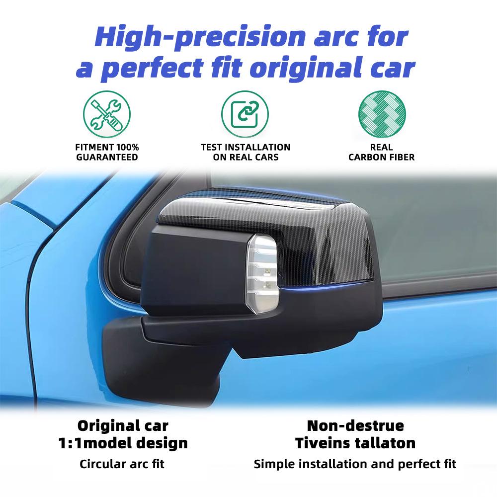 Chevrolet Silverado & GMC Sierra 19-23 Carbon Fiber Mirror Cover