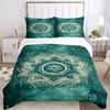 3pcs Mandala Lotus Soft Comfortable Bedding set, For Bedroom, Guest Room And Dorm, All - Season Use, High-Definition Printing127