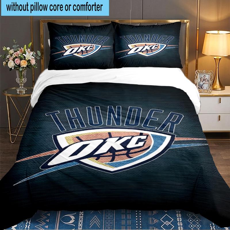 Oklahoma Sports Team 3pcs Bedding Set,Including 1pc Duvet Cover And 2pcs Pillowcases Perfect Gift for Christmas,Ideal for Bedroom, Dormitory