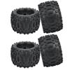 4Pcs RC Car Wheels Tires Accessory for ZD Racing Large Foot 18 Model Car 170x103mm