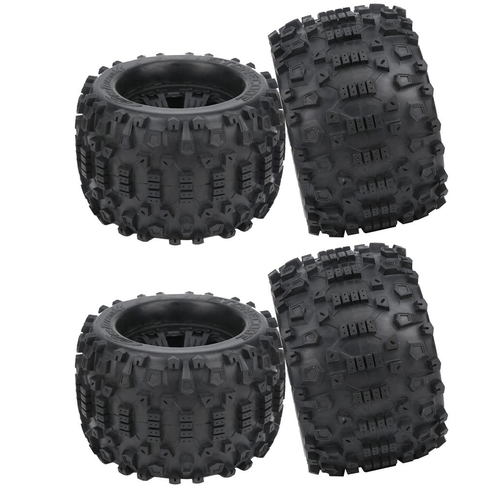 4Pcs RC Car Wheels Tires Accessory for ZD Racing Large Foot 18 Model Car 170x103mm