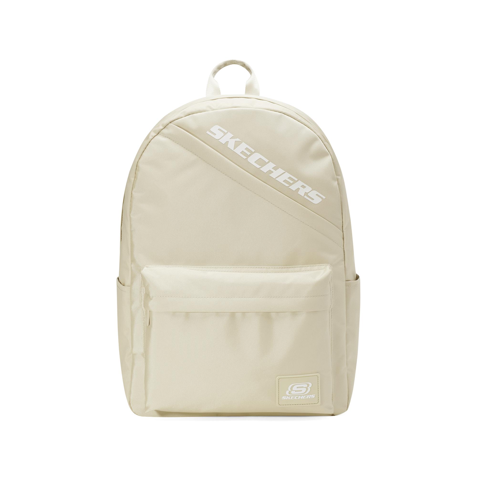 

Skechers Sports Casual Zipper Adjustable Shoulder Strap Fabric Backpack Unisex Backpack Light-Sand-Yellow P322K037-01LU Light Sand Yellow