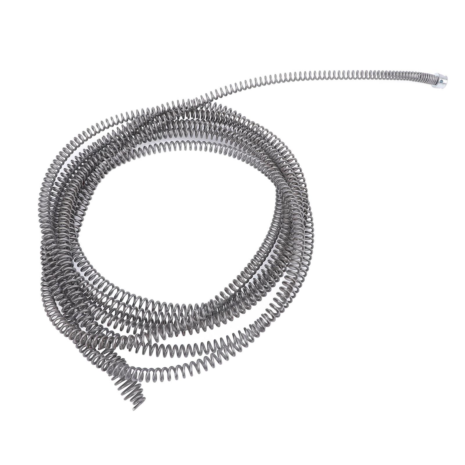 Drain Cleaner Augers Spring Cable 16mm Toilet Plumber Plumbing Snake Pipe Pipeline Sewer Cleaner for Household Kitchen Bathroom