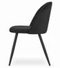 BELLO Chair - Black Velvet / Black Legs X 1