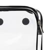 Clear Inner Bag Waterproof Zipper Pouch Brush Insert Bag Women Tote Bag for Swim Outdoor Travel Vacation
