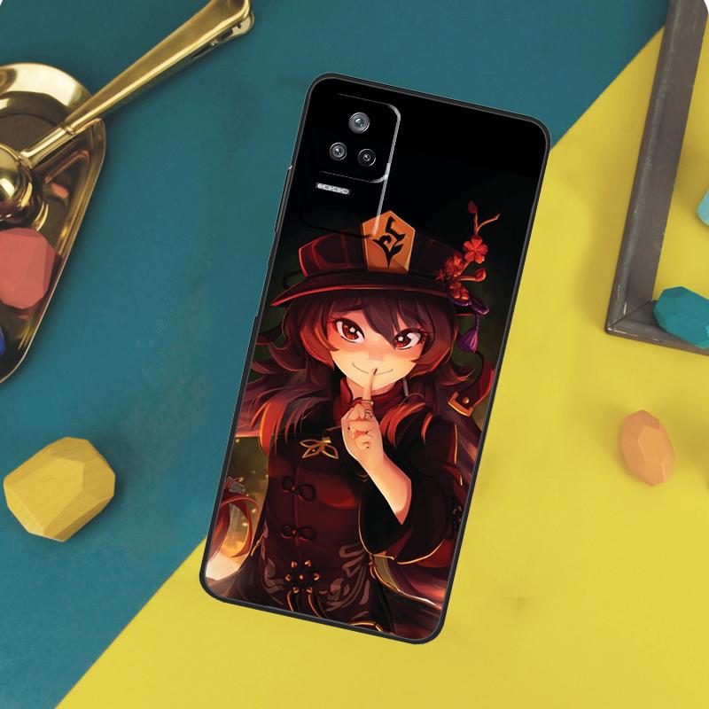 Genshin Impact Hu Tao Case For Xiaomi 13T 11T 12T 14T Pro 13 14 15 Ultra POCO X7 Pro X3 X5 X6 F5 F6 M6 Pro Funda
