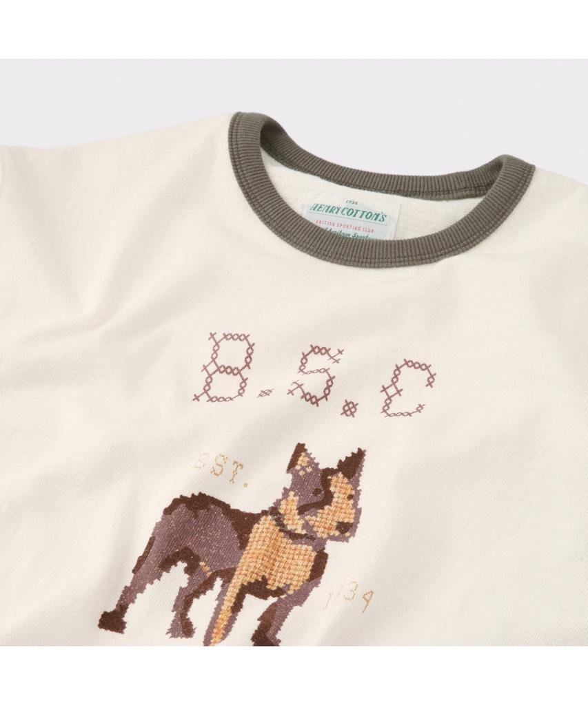 Henlikoteun [British Sporting Club] Puppy Short-Sleeve T-Shirts Abtam26761Ivx
