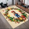 Mario Level Scene Area Rug, Mario Fan Cozy Carpet, Ideal Gift.chl