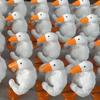 Cartoon Buffs Ducks Figurine Simple Desk Model Decorative Props for Home Bedroom