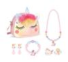 Unicorn Cartoon Shoulder Bag for Kids – Cute TPU Crossbody & Travel Storage Bag