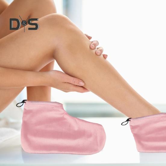1 Set Paraffinwachshandschuhe Booties Hot Einstellbare Tragbare Wachstherapie Badeeinlagen Handschuhe Winter Thermal SPA Paraffinwachs Fäustlinge Fußsocken