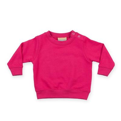 Unisex bluza z okrągłym dekoltem i zatrzaskami na ramieniu dla niemowląt