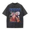 Cody Rhodes The American Nightmare Graphic T Shirt Unisex Women Fashion S Vintage Washed T Shirts Casual Cotton Oversized Tshirt