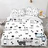 Shiba Inu Dog Bedding Set Animal Dogs Duvet Cover Double King Twin Single Bed Sets For Kids Boys Decor Home Custom Bed Linen