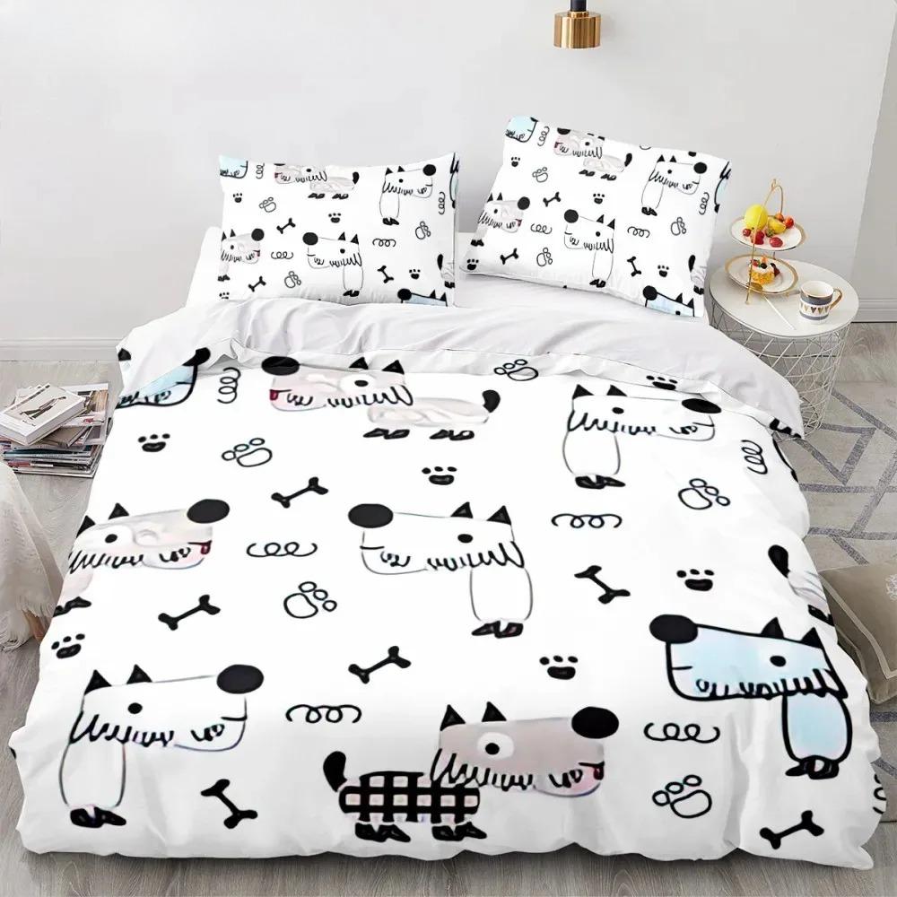 Shiba Inu Dog Bedding Set Animal Dogs Duvet Cover Double King Twin Single Bed Sets For Kids Boys Decor Home Custom Bed Linen