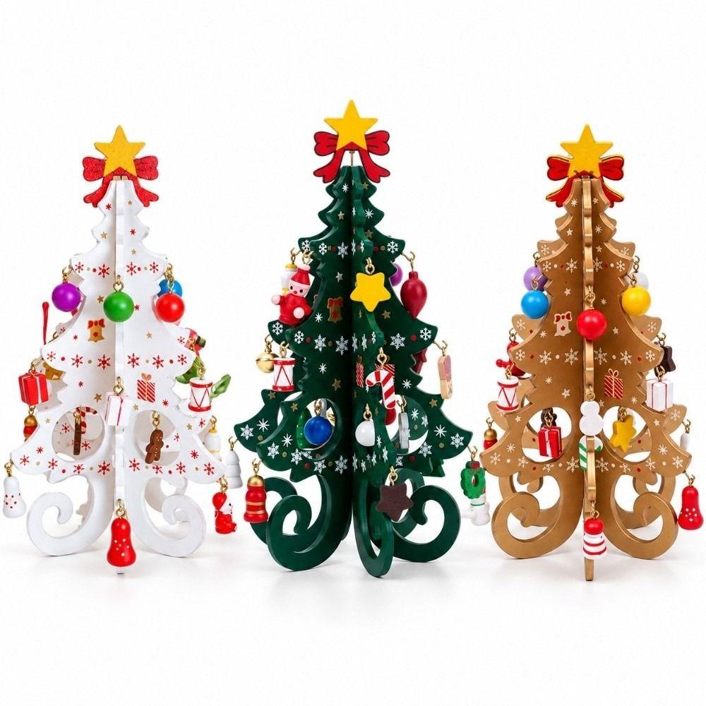 Stereo Design Christmas Tree Decorations Handmade Christmas Ornaments  Party Decoration