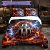 Set Lenzuola Juventus FC Modello 3 Pezzi Morbida Copripiumino in Microfibra con Federe per Camera da Letto