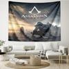 Tapeçaria com Estampa de Assassin's Creed, Fundo, Montagem Fácil, Ideal para Quarto, Escritório e Sala de Estar, com Decoração Estética para Pendurar na Parede.
