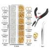 Handgefertigtes DIY Perlenwerkzeug-Set: Hummerverschluss-Zange, Pinzetten und Zubehör