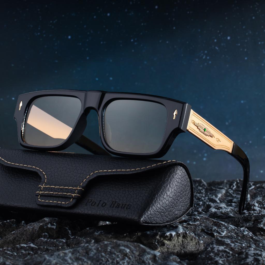 JYL TS Men's Retro Square - Unique Trendy Sun Shades ZS-98355