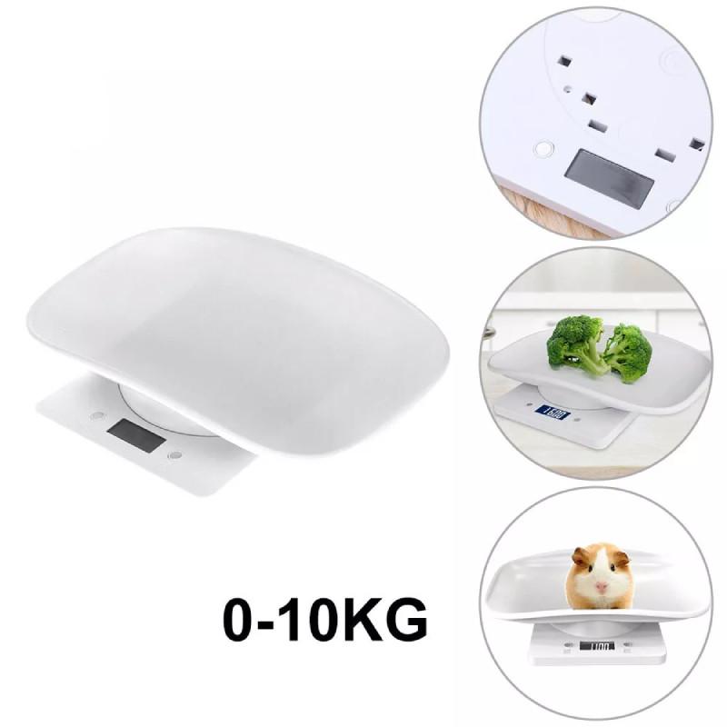 Accurate 10kg Electronic Pet Weighing Scale With Tray For Cats And Small Dogs