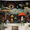Mushroom Plant Tapestry Bedroom Charming Wall Hanging Living Room Bedroom Decorative Wall Tapestry