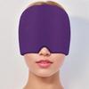 Migraine Relief Cap Gel Cooling Eye Mask Cooling Gel Headache Relief with Hot/Cold Gel Reusable Ice Pack for Stress Relief