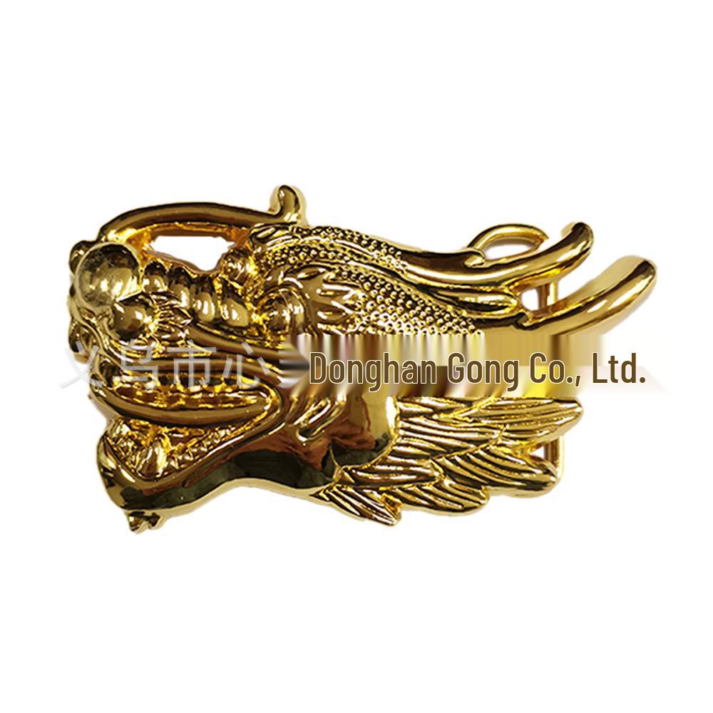 Retro Bronze Holy Dragon Zinc Alloy Buckle латунный