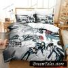 3D Print Anime D.Gray-man Bedding Set Duvet Cover Bed Set Quilt Cover Pillowcase Comforter King Queen Size Boys Adult Bedding