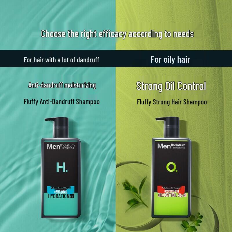 Mentholatum Men's Anti-Dandruff Volumizing Shampoo