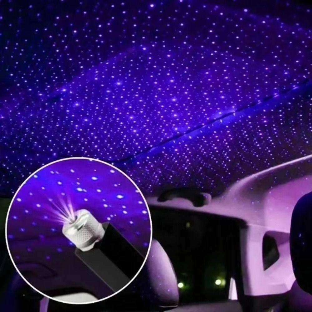 Adjustable Light Star Night Light Mini LED Projector Light LED Car Roof Light  Car Interior