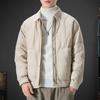 Doudoune homme rétro années 90 - Collection 2025 - Coupe tendance, chaude et ample avec revers anti-froid