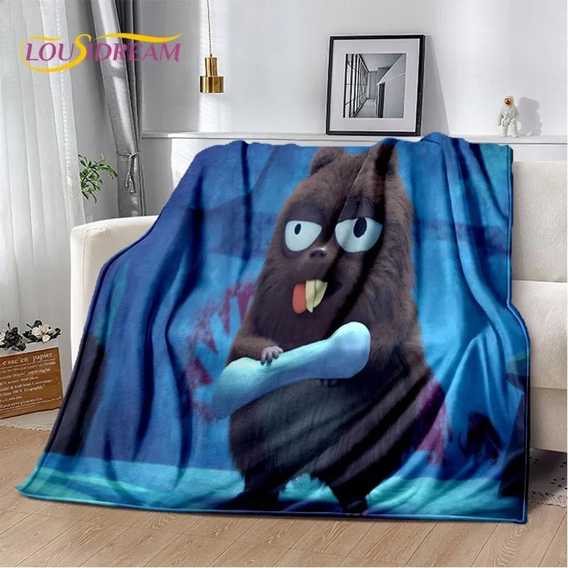 Cartoon Grizzy and The Lemmings Soft Flannel Blanket for Beds Bedroom Sofa Picnic,Throw Blanket for Cover Outdoors Leisure Gift