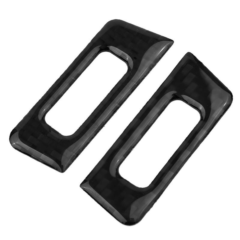 Vent Air Outlet Trim Accessory Carbon Fiber Parts 5pcs Auto Decorative Interior Car Central Replacement Vent Air