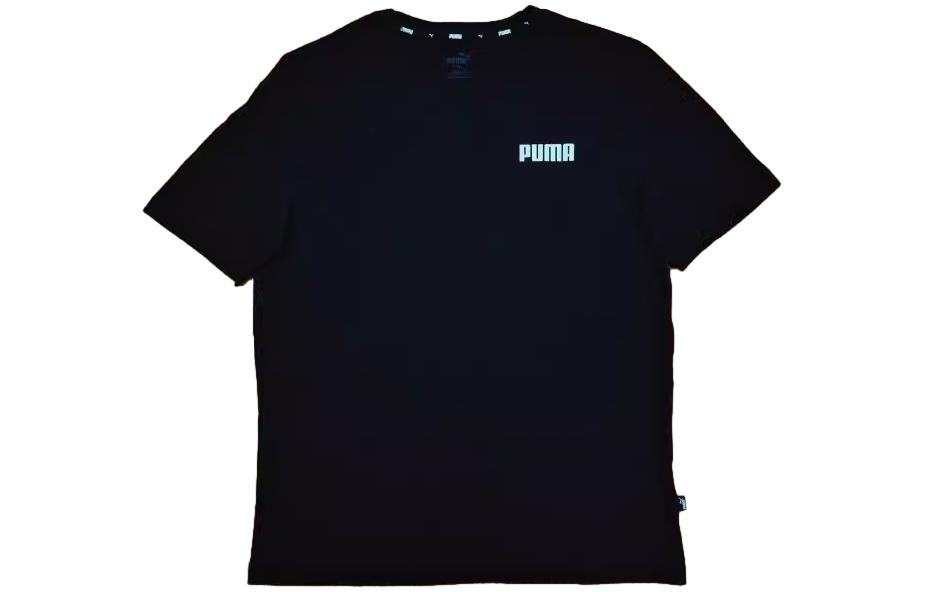 PUMA Set-in Sleeve T-Shirt Men s Black 848756-01 S