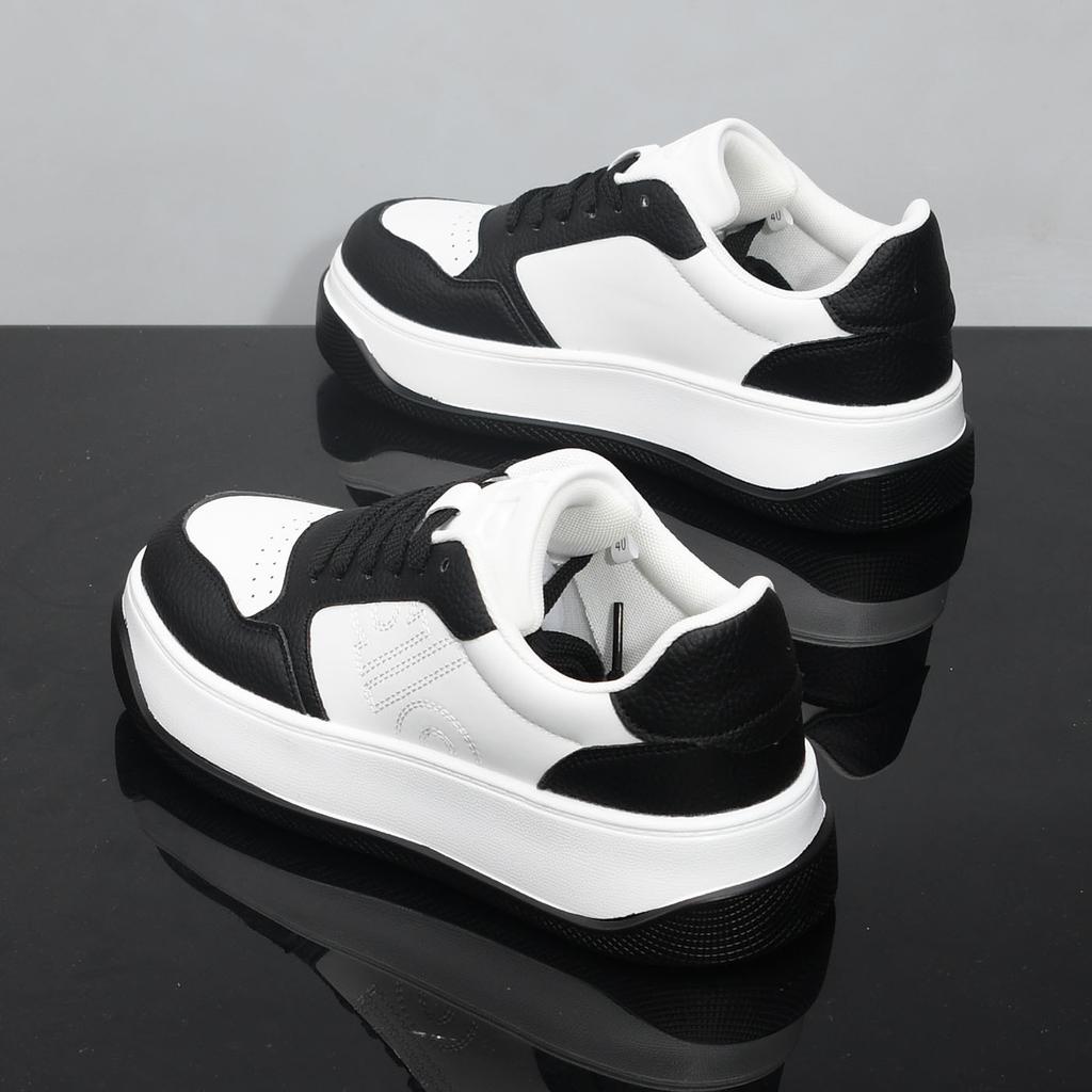 22 Autumn New Casual Breathable Board Shoes Sports Thick Soles Increase