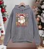 Merry Christmas Santa Claus Print Men Hoodies Pocket Comfortable Streetwear All-Match Hip Hop Hoody Autumn Fleece Sportswears