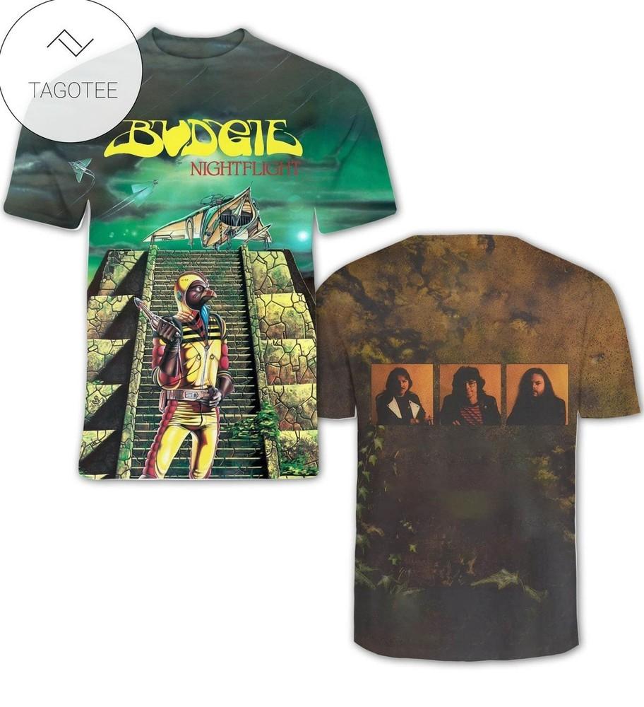 

Budgie Nightflight Album Cover Shirt men Gifl 809DO2 Unisex T-Shirt XL