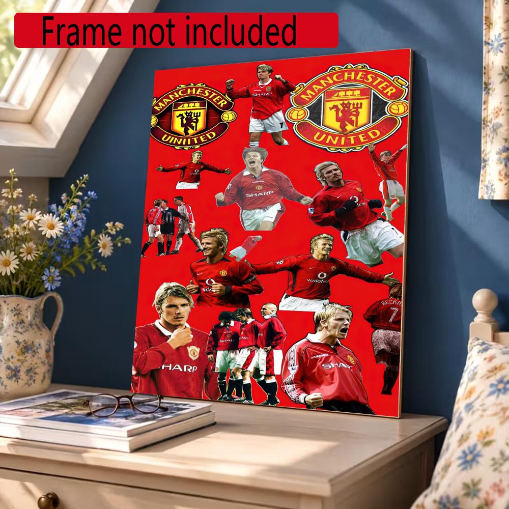 Manchester 5D Round Diamond Painting Kit Diamond Embroidery Painting Rhinestones Mosaic Frameless Handwork Decoration Arts