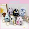 Toddler Kids Canvas Backpack With Waterproof Material And Cute Anime Pattern For Daily Kids