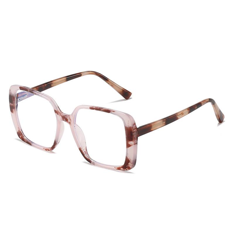 Women's Trendy Large Frame Anti-Blue Light Glasses - Cross-Border Myopia Douyin Style