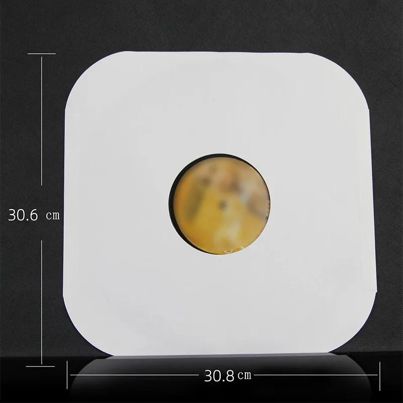 10/30/50PCS Kraft Paper Record Protection Sleeves LP Inner Sleeves Album Covers Center Hole for Record Protection New