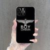 Fashion Brand B-Boy L-London Transparent Soft Phone Case For IPhone 15 12 14 16 17 13 Plus 11 Pro Max 13 Pro