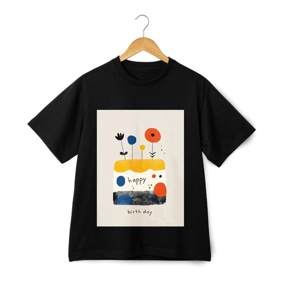 Halloween-Themed Happy Halloween  Magic Pot Printed Tee, Short-Sleeve Top Unisex L